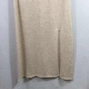 NEW Revolve Song of Style Neutral Tan Short Sleeve Night Air Sweater Dress Sz S thumbnail 7