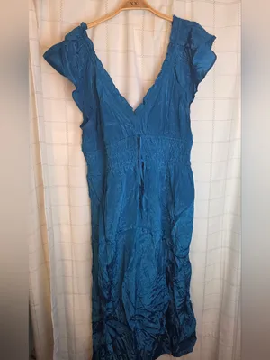 J Crew Palermo dress in viscose-blend crinkle thumbnail 2