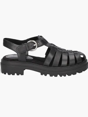 Bella Vita Sinclaire Fisherman chunky lug sole Sandals size 6.5 Black thumbnail 2