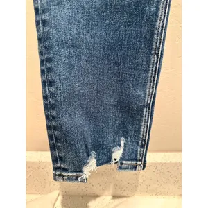 NWT Flying Monkey Stunned Straight Leg Jeans Size 27 Distressed Dark‎ Wash thumbnail 11