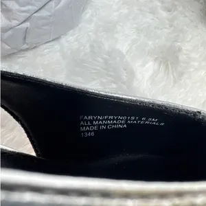 NWT Steve Madden Faryn Slingback Pumps silver size 6.5 thumbnail 12