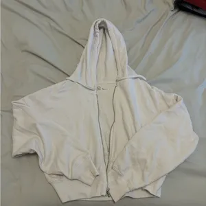 Gilly Hicks Off-White Zip-Up Jacket thumbnail 2
