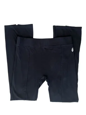 Free People FP Movement Women’s Black Pull On Split Hem Athletic Leggings Pants thumbnail 3