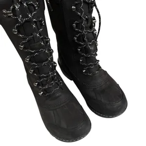 EUC Sorel Leather Whistler Tall Boots Black Size 8 thumbnail 5