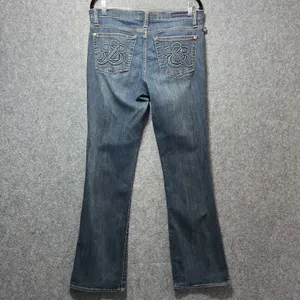 Rock & Republic Kasandra Bootcut Jeans‎ Embellished Pockets Dark Wash Size 12 thumbnail 8