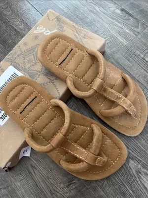 Free People Hadden Cinnamon Clay Suede Toe-Post Sandals thumbnail 1