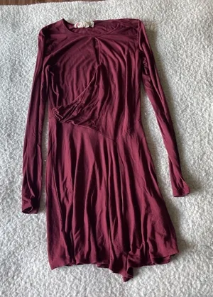 Free people beach small burgundy dress‎ thumbnail 1