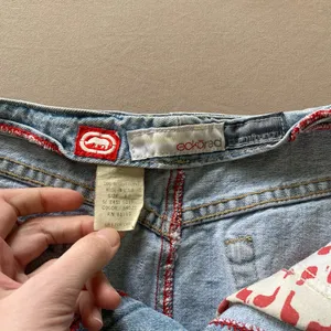 Y2K Ecko Red Low Rise Mini Denim Skirt thumbnail 6