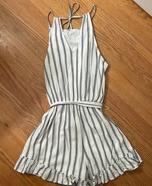 Hollister Striped romper thumbnail 2