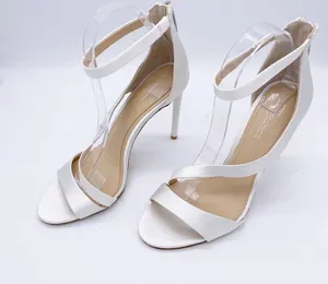 Imagine Vince Camuto white satin stiletto heels 4" heel Size 6.5 / 37 thumbnail 2