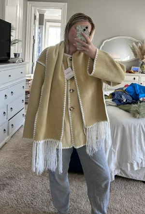 Cream Coat Size L thumbnail 1