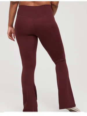 aerie crossover flare leggings thumbnail 2