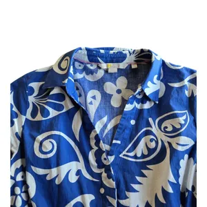 Boden Rowena Blue Shirt Dress Size: 8 thumbnail 5