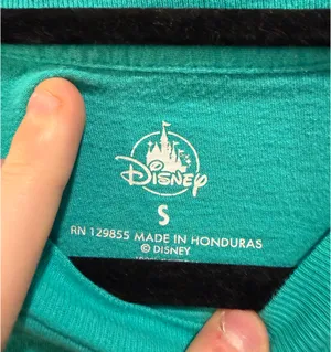 Disney Walt Disney World Retro Print Logo Tee Teal Green / Blue thumbnail 3