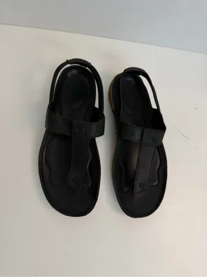 Keen Sandal Dauntless Posted Thong Leather Cork Comfort Travel Beach Blac thumbnail 4