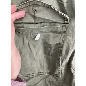 White House Black Market Womens The Jogger Cargo Pants Olive Green Size 2 thumbnail 7