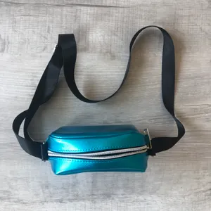Metallic Blue Crossbody Bag thumbnail 2