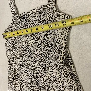 American Eagle leopard print mini dress grunge goth animal print S thumbnail 11