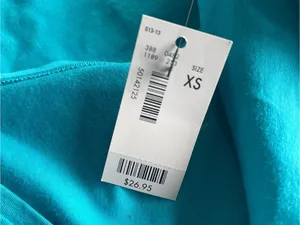 The Limited The Perfect Cotton Blend Scoop Neck Blue T-Shirt XS NWT thumbnail 6