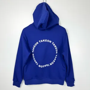 TAKEON Pullover Hoodie Sweatshirt Blue Size M thumbnail 5