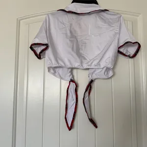 Red Plaid Pleated Mini Skirt Set 🍒 Y2K Schoolgirl Coquette Outfit – Size M (30” Waist) – Brand New thumbnail 6