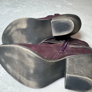 Maurices Burgundy Slouchy Boho Ankle Boots Size‎ 7.5 thumbnail 3