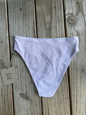 NWT Stone Fox Sola terry bikini bottoms orchid thumbnail 4