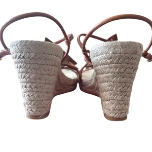 Tory Burch Diamond Patch Espadrille Wedge‎ Aged Camello 7 thumbnail 8