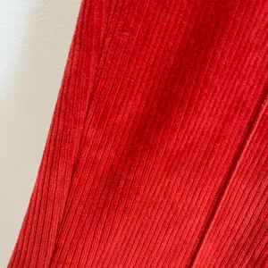 Aerie Groove ON Velour High Waisted Flare Pant Pull ON‎ Ribbed Red Size S thumbnail 4