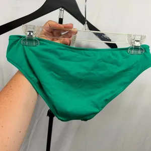 Seafolly Women's Sz 12/D-Cup Underwired High Waisted Green 2-Piece Bikini Set thumbnail 10
