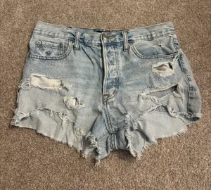 Aeropostale Shorts Denim Distressed thumbnail 1