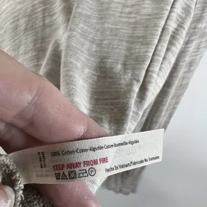 Free People Beach Sweater‎ Womens S/M Cocoon Cowl Neck Pullover Tan Ivory thumbnail 6