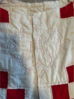 Vintage Handmade Oversized Quilt Coat thumbnail 4