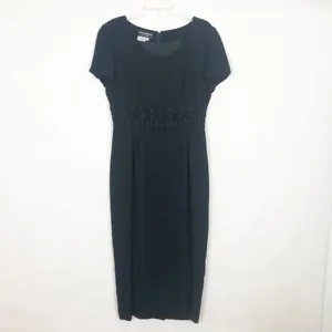 Vintage Donna Morgan Maxi Dress Womens 12 Wedding Guest Formal Modest Church thumbnail 2