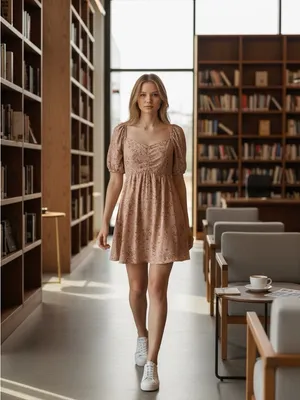 Promesa for Jondie Floral Puff Sleeve Dress M thumbnail 3