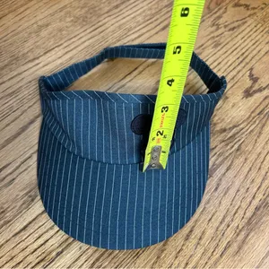 DISNEY PARKS Mickey Mouse Black And White Pinstripe Sun Visor Adjustable Size OS thumbnail 12