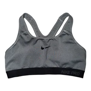 Nike Pro Gray Padded Sports Bra, Medium thumbnail 2