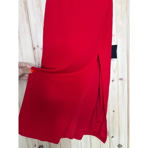 NWT Lulus Twist and Make Up Red One-Shoulder Bodycon Midi Dress Holiday Party S thumbnail 5