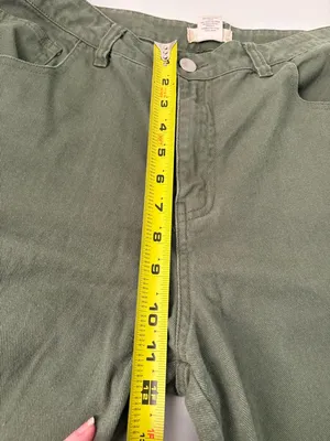 Altard state green cargo wide leg cotton Pants‎ Size Medium EUC thumbnail 7