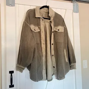 Free people ruby fleece shirt jacket thumbnail 3