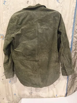bagatelle Olive Green Suede Button-Front Jacket thumbnail 5