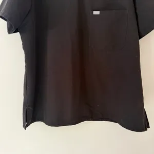Figs‎ Catarina One-Pocket Scrub Top Black Size XL Scrub Shirt Short Sleeve thumbnail 5