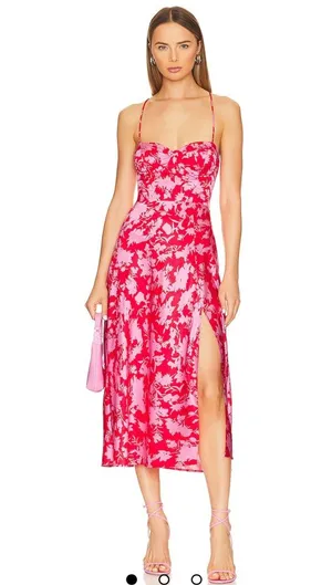 ASTR The Label Floral Dress thumbnail 1