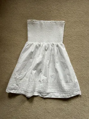 American Eagle Outfitters white strapless dress thumbnail 2