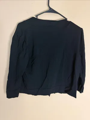 Roz & Ali Black Open-Front Cardigan thumbnail 4
