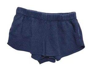 Aerie Womens Fleece Lounge Shorts M Navy Cozy Soft Pull On Laidback Relaxed Fit thumbnail 1