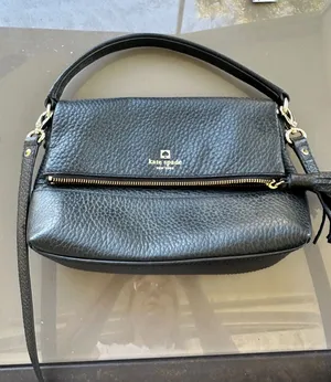 Kate Spade Southport Avenue‎ Mini Maria Black Leather Crossbody Handbag Purse thumbnail 1