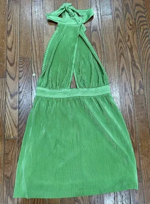 Sincerely Jules Vibrant Green Dress thumbnail 1