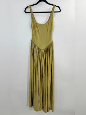 Anthropologie Delfi Collective Delfi Oriana Maxi Dress in Olive thumbnail 6