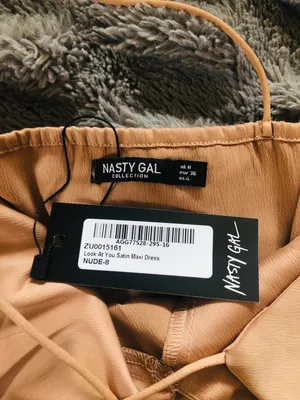 Nasty Gal Look At You Satin Maxi Dress thumbnail 3